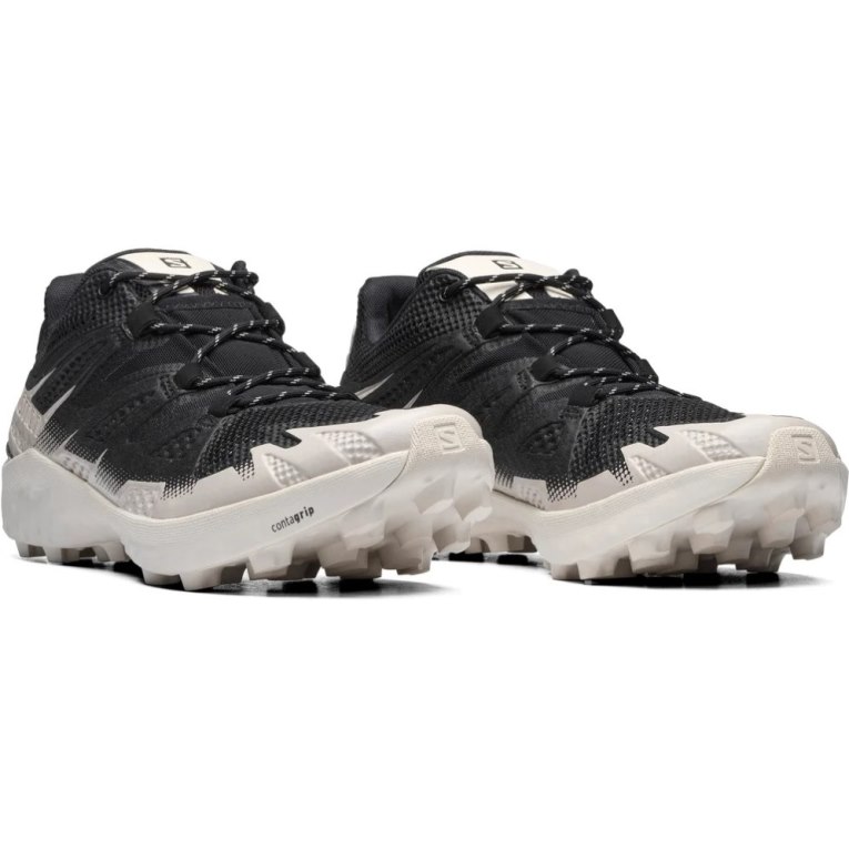 Black / White Salomon Cross Advanced Men's Sneakers | PH 18975W